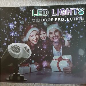 LED Lights Outdoor Projector, Snowflakes, Waterproof